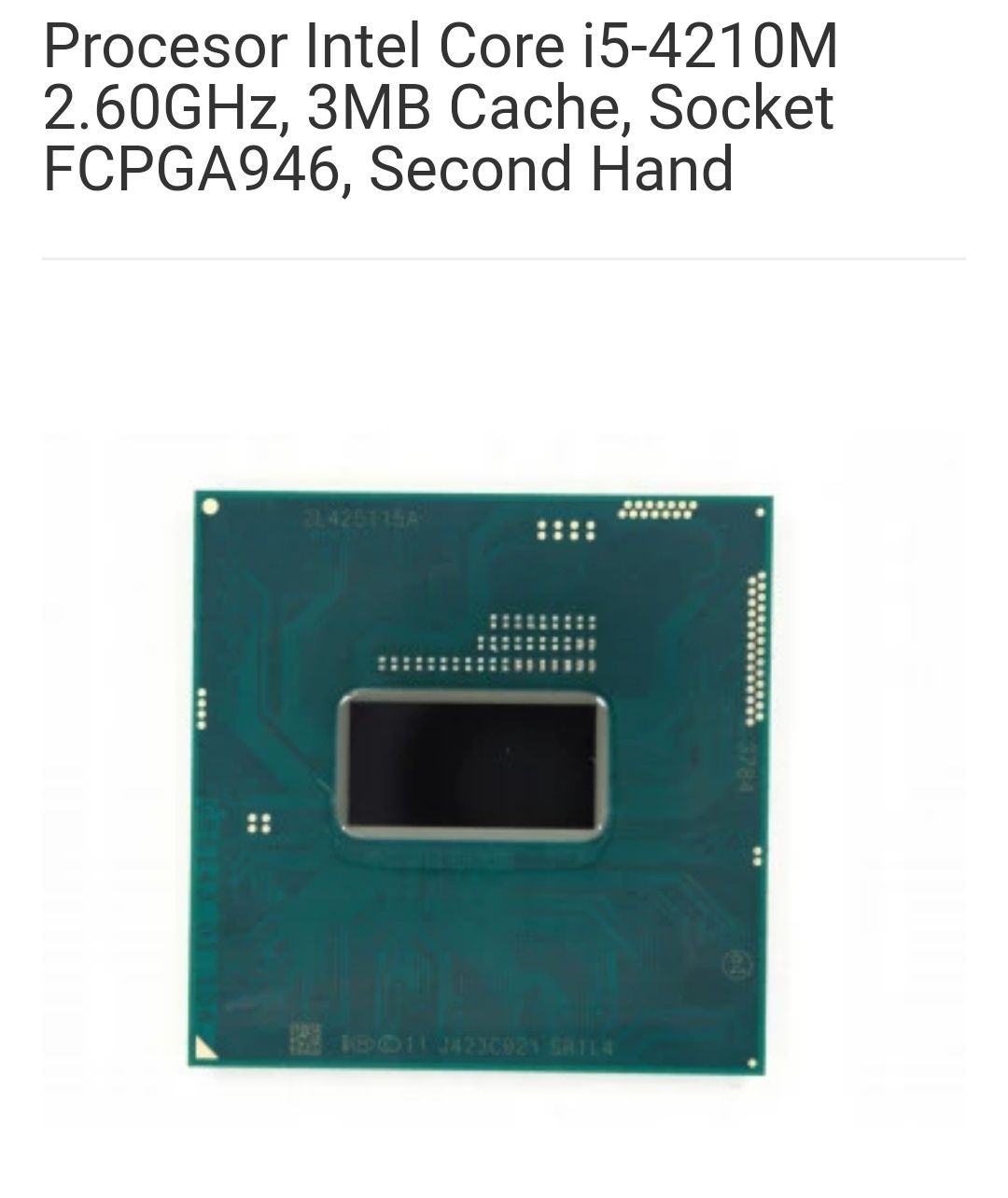 Procesor laptop i5 - procesor Intel® Core™ i5-4210M 2.60GHz,