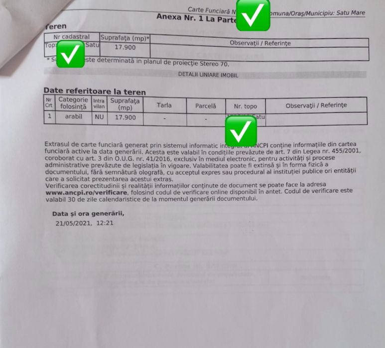 Vand Teren la intrare in Oras zona Lucian Blaga / Parc industrial