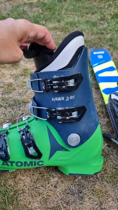 Детски ски  Salomon 130см , ски обувки Atomic 25.5