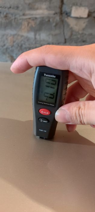 Измерение лако красочного покрытия толщиномером