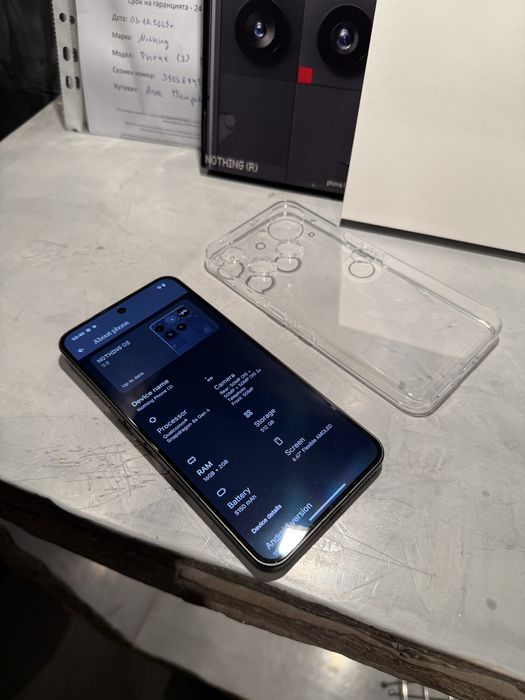 КАТО ЧИСТО НОВ Nothing Phone 3 512GB Black