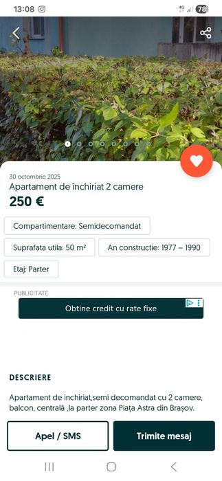 Caut apartament sau casa