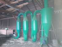 Uscator aerodinamic profesional de rumegus