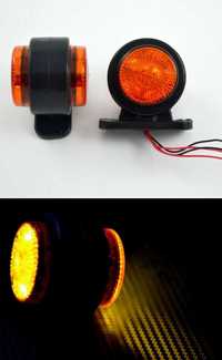 1бр. Лед LED  рогчета светлини габарити оранжево-оранжево 24V