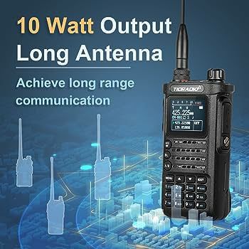 Нов модел мощна радиостанция Уоки Токи TIDRADIO TD H8 10W с Bluetooth