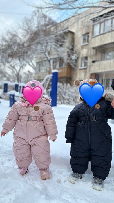 Зимние комбинезоны  80 см. 1 года-1,5 года