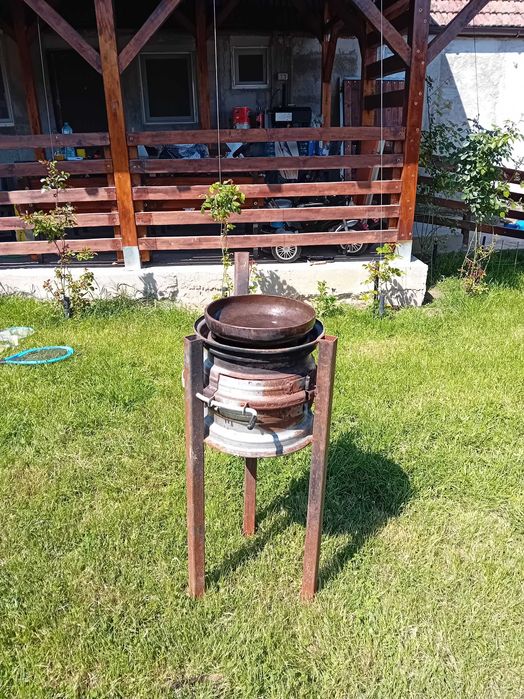 Vand focar cu tot cu disc friptură ,din fier gros