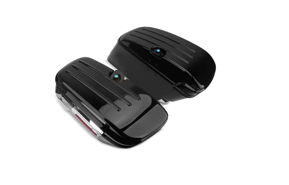 Coburi ZocoMoto, pentru motociclete, material ABS, Negru