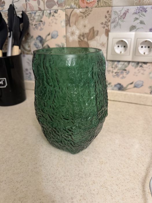 Новые! Вазы, зеленые 2 шт