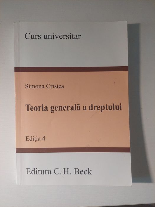 Teoria generala a dreptului de Simona Cristea