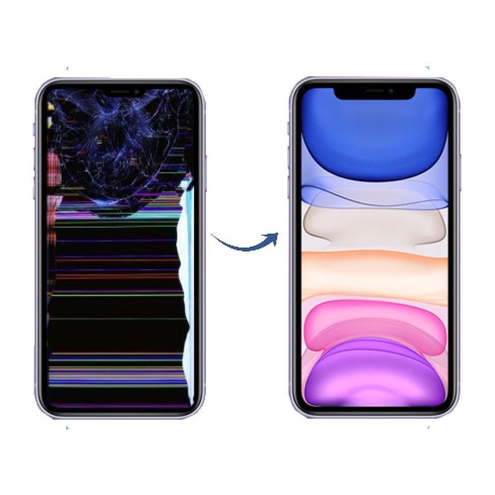 Замена экрана iPhone 11 от 12000тг