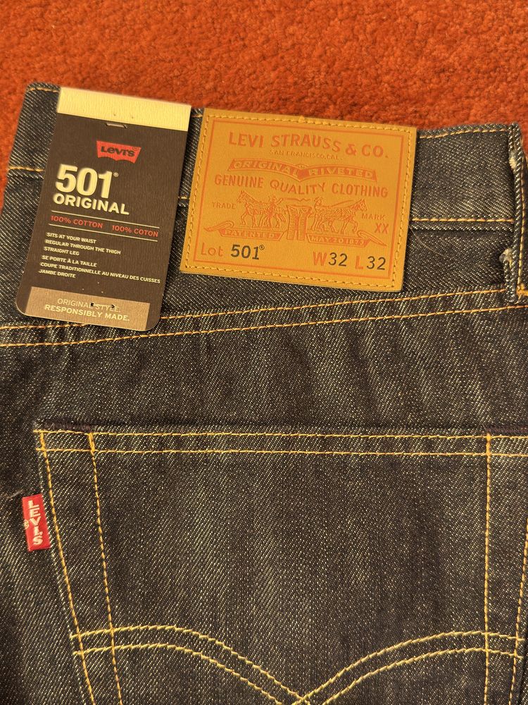 Vand blugi levis noi autentici model orignal 501