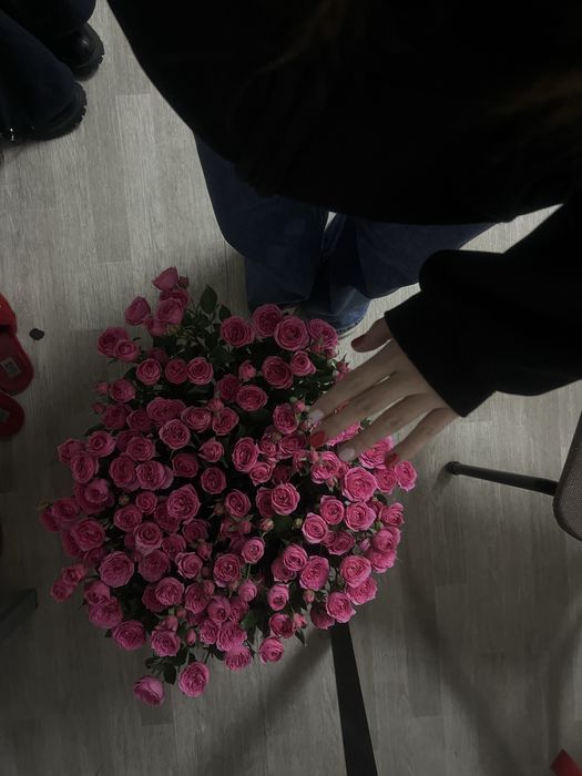 кустовые розы букет