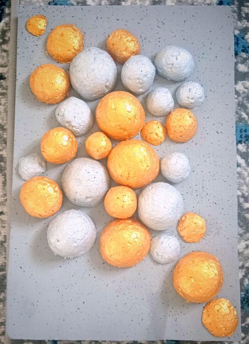 3D пейзаж из шариков