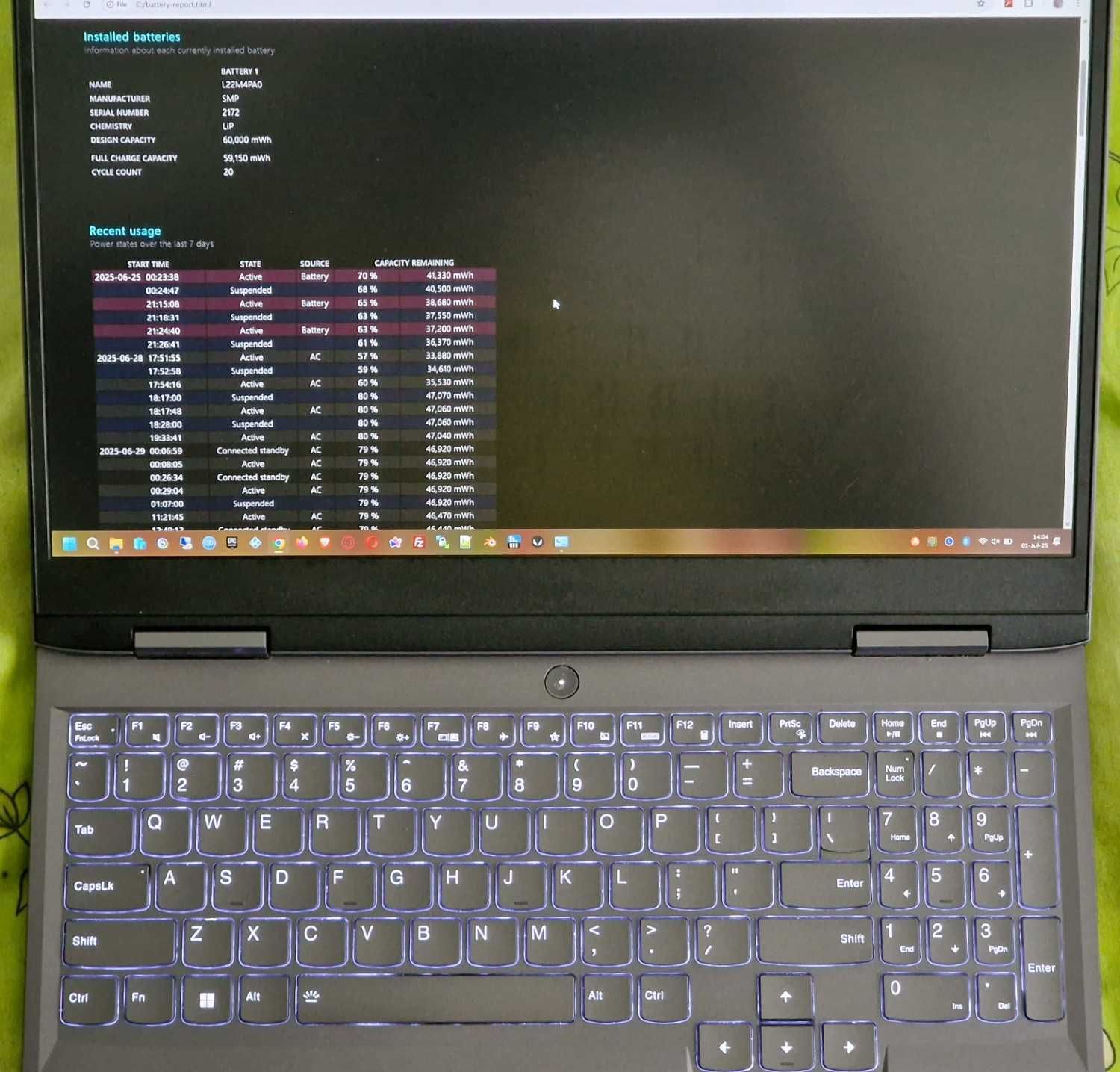 Laptop Lenovo AMD Ryzen 7 7840HS, 16GB RAM, 512GB SSD NVME, RTX 4060