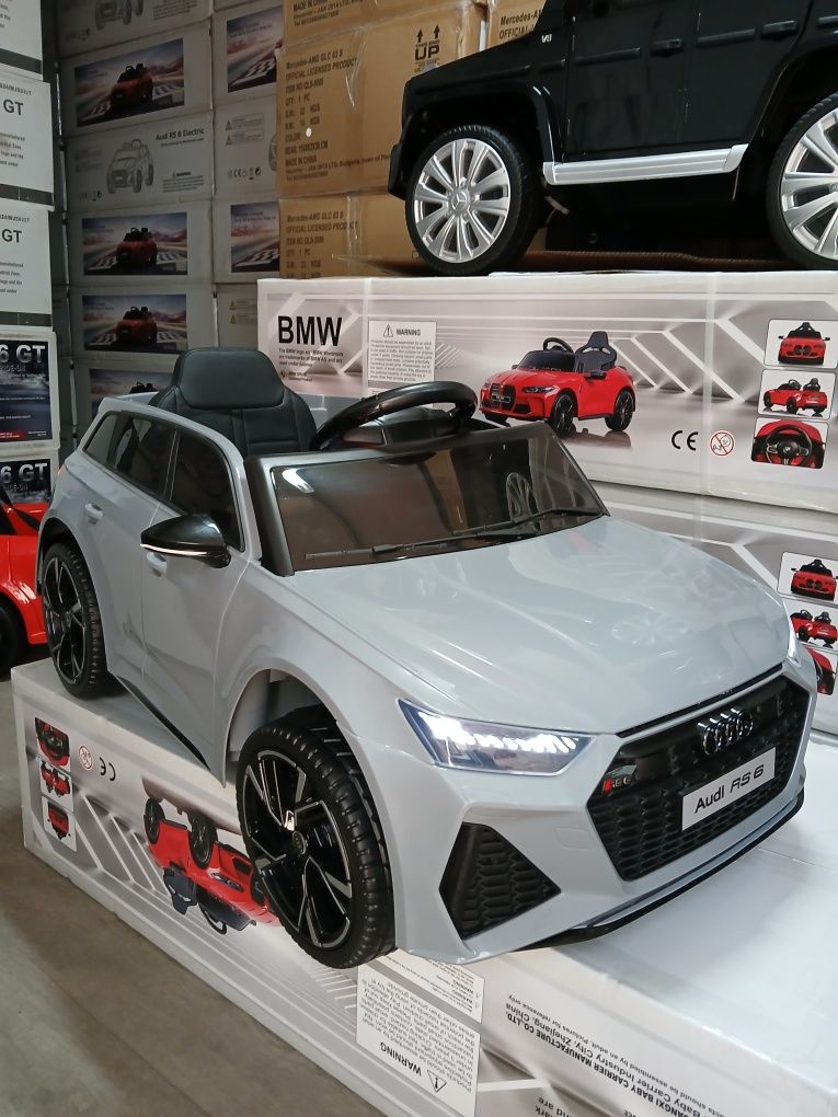 Ново!!Акумулаторен джип AUDI RS6 12волта,дистанционно,меки гуми