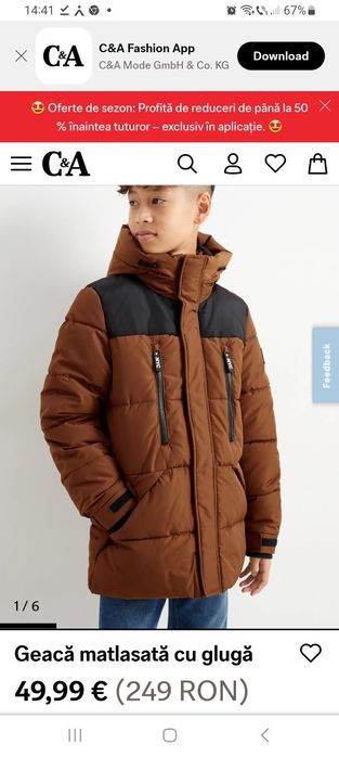 Geacă ca nouă c&a 110.