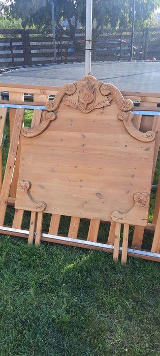 2 buc tablie pat - lemn masiv