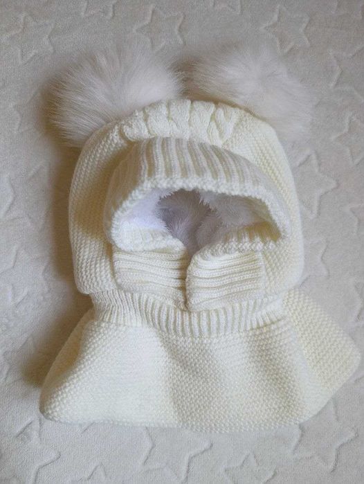 Новая шапка для девочек теплая