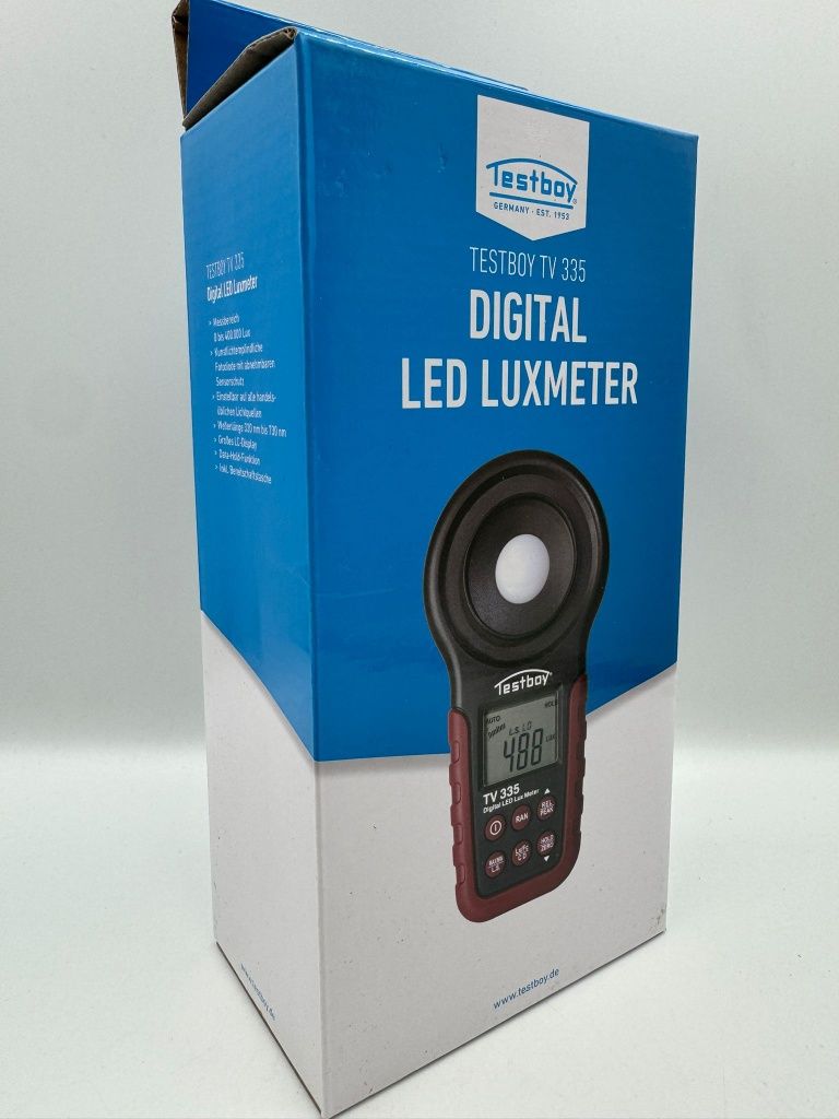 Testboy LED digital lux meter TV 335