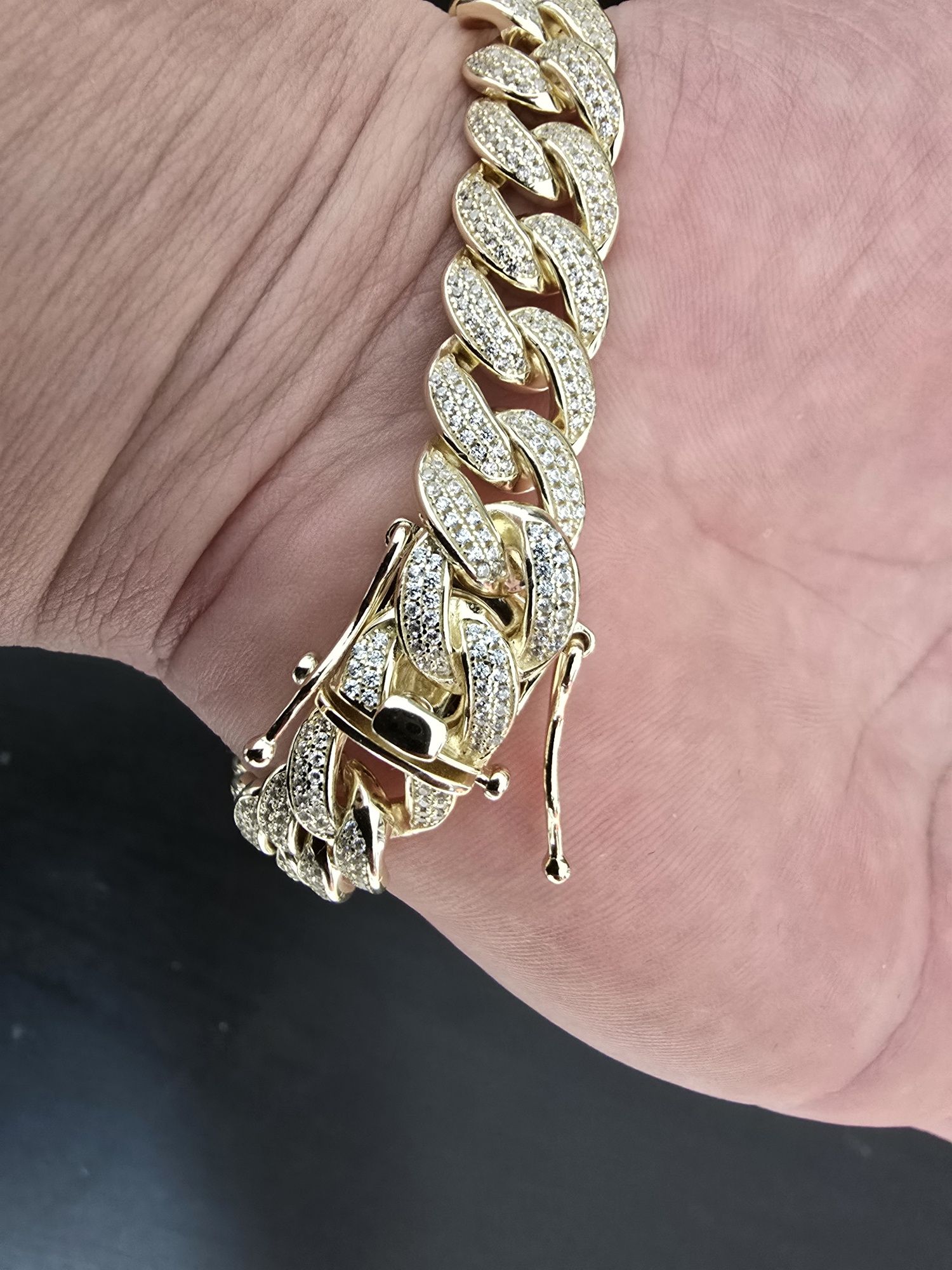 Brățară bărbați iced out