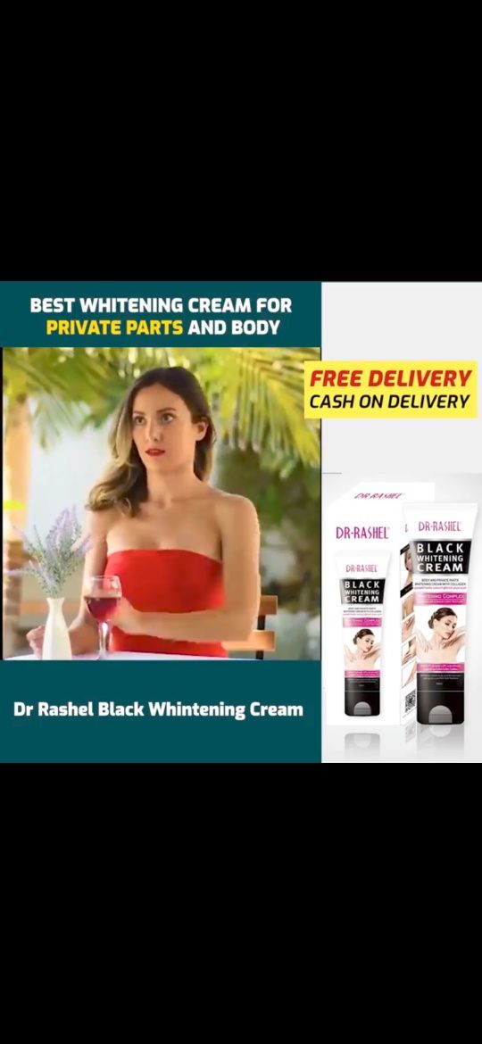 Dr•Rashel (Black Whitening Cream)

Tanangizning har qanday joylari u