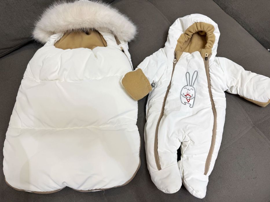 Зимний конверт для новорожденных