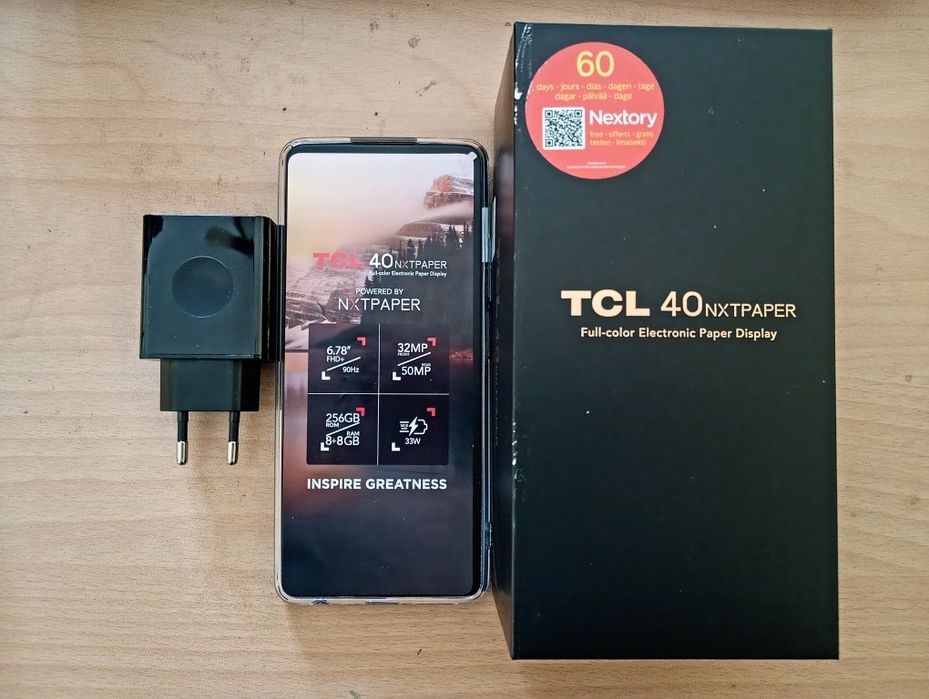 Продавам нов телефон TCL 40 NxtPaper 4g 

6.78"

1080x2460 pixels