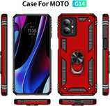Husa antisoc hybrid ARMOR cu inel pentru Motorola G14