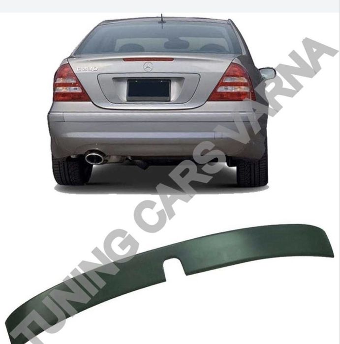 W203 Черен лип за стъкло нов