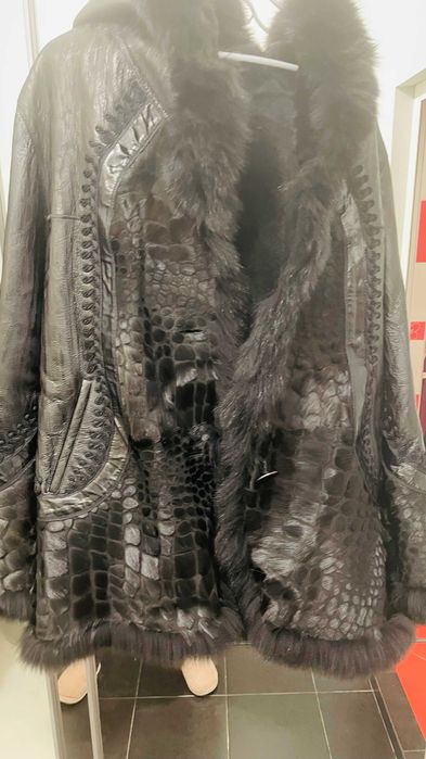 палто естествен косъм