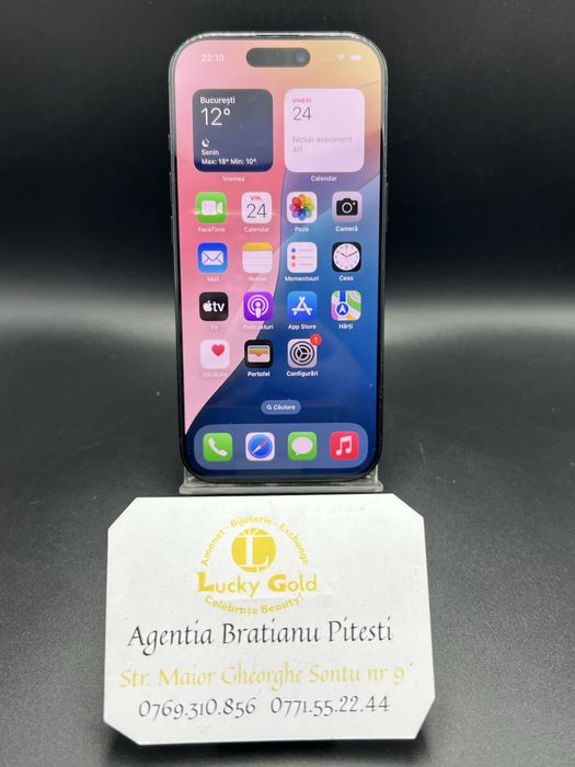 Iphone 16 pro 128 gb 100% baterie cod 22604