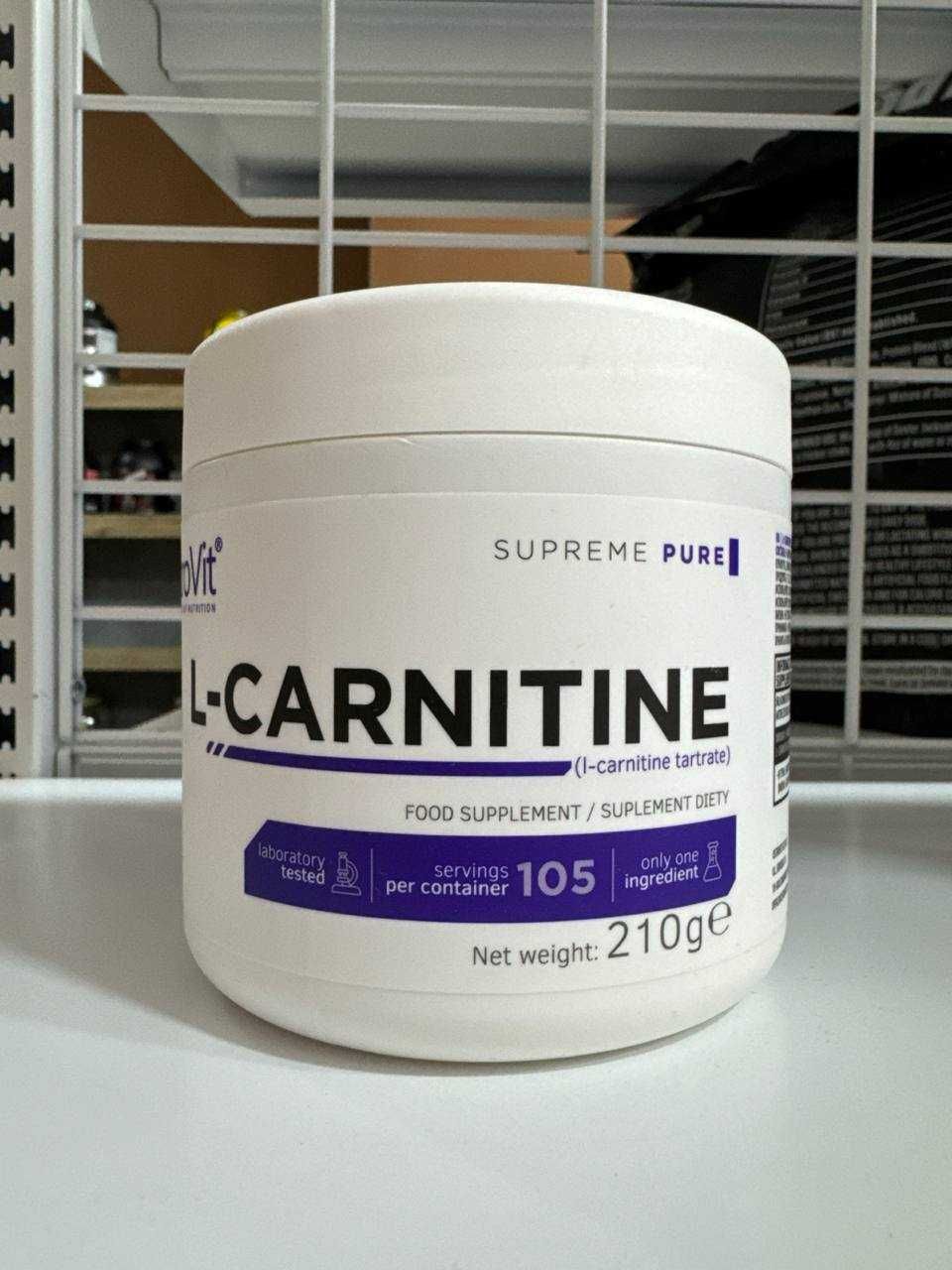 Порошковый L-Carnitine | Poroshokli L-carnitine 210 грамм 105 servings