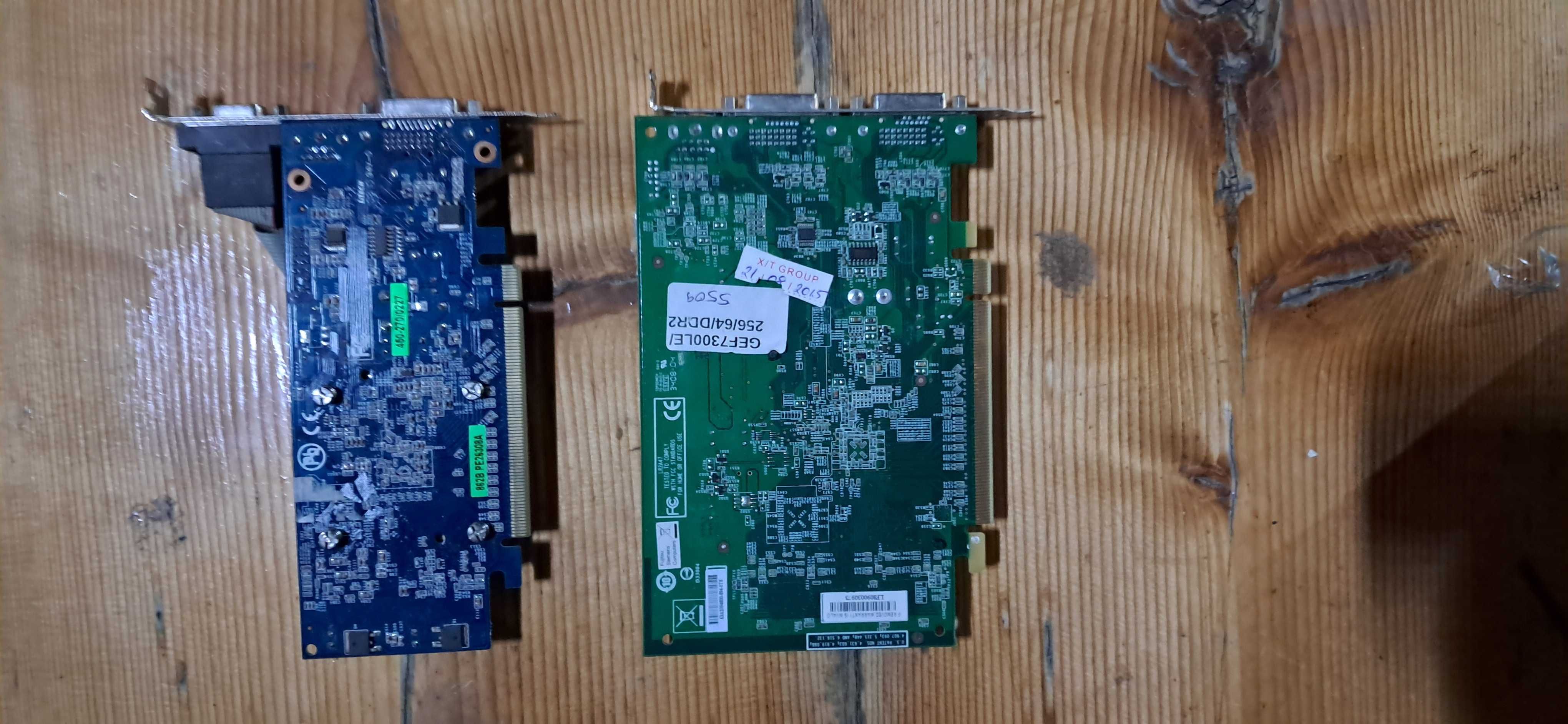 Placi video cu mufe DVI,mufe tv,mufa VGA