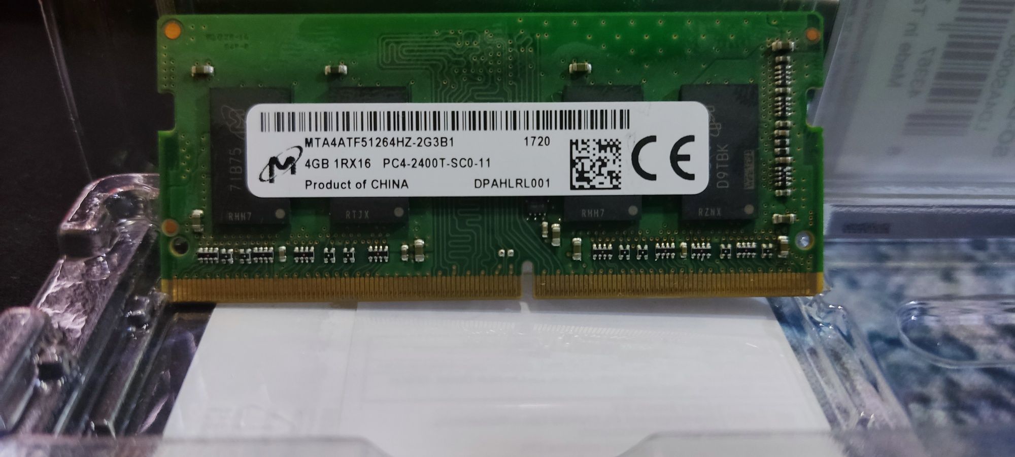 Operativ xotira 4Gb  DDR4  SoDDM(Noutbuk uchun) 2400 Mhz