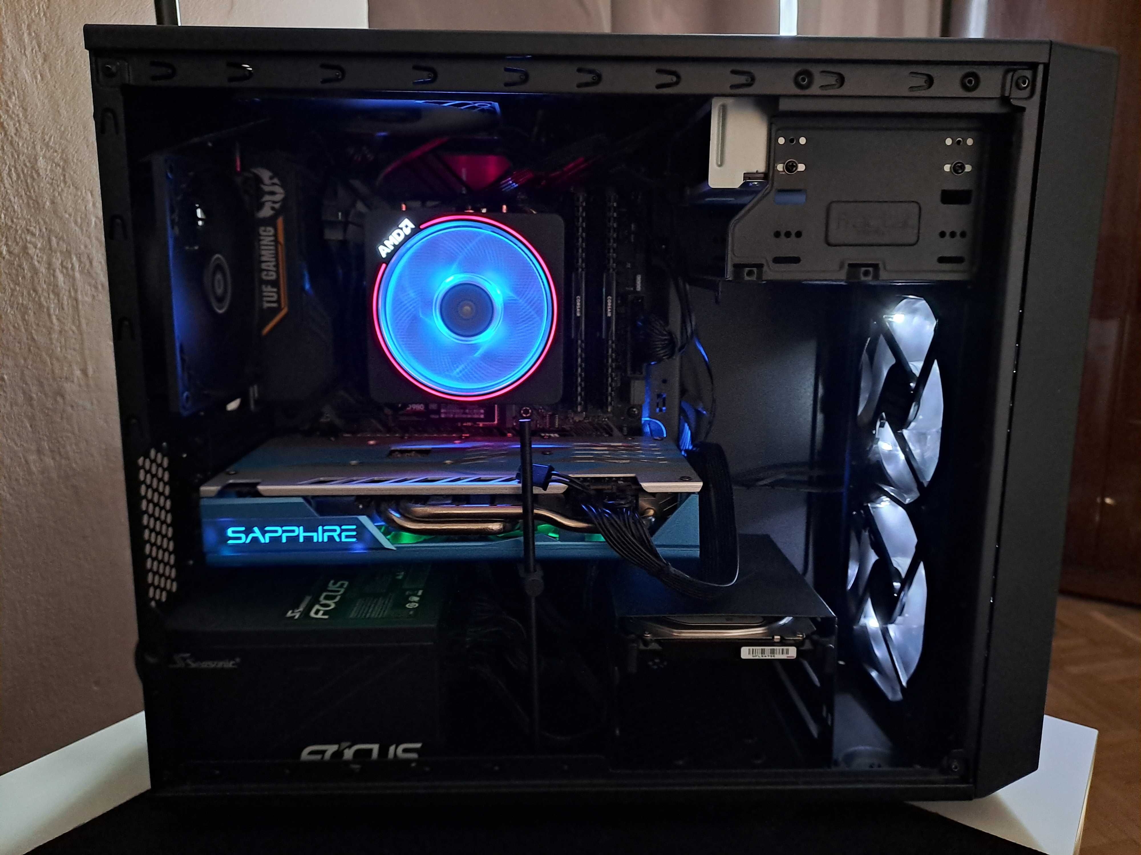 Гейминг PC с две видеокарти и Steam акаунт | Ryzen 5, 16 RAM, SSD+HDD