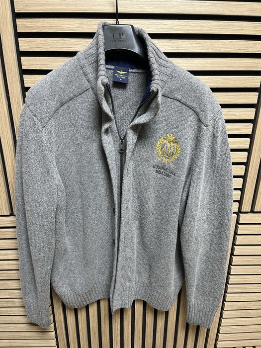 Aeronautica Militare : Вълнено яке/жилетка размер 54/ХЛ / Оригинал