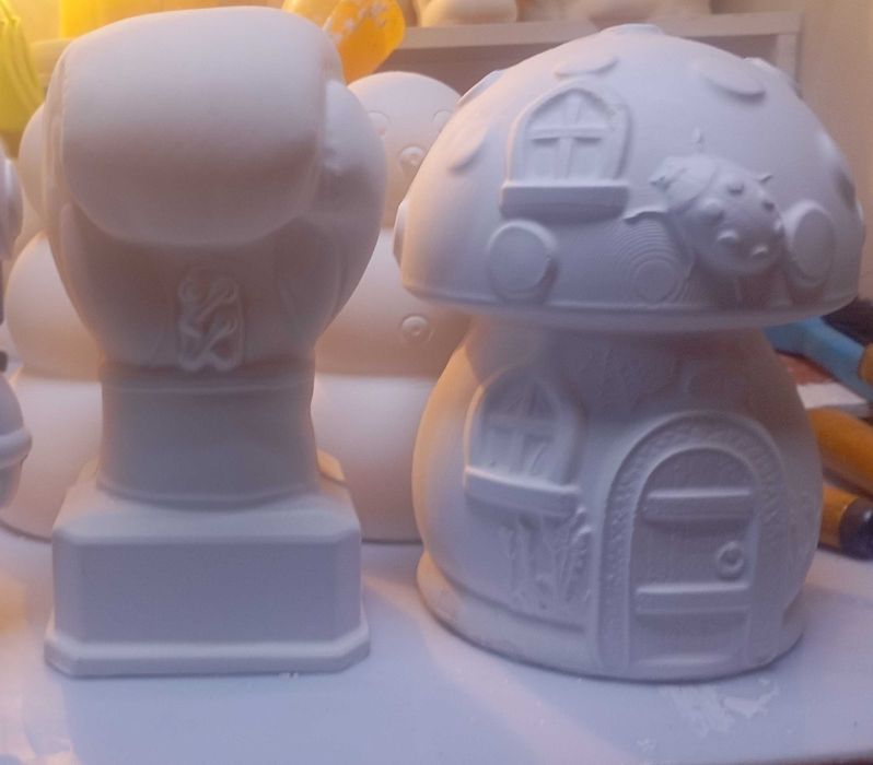 Гипсовые копилки - раскраски. Барельефы ( картины) из гипса.