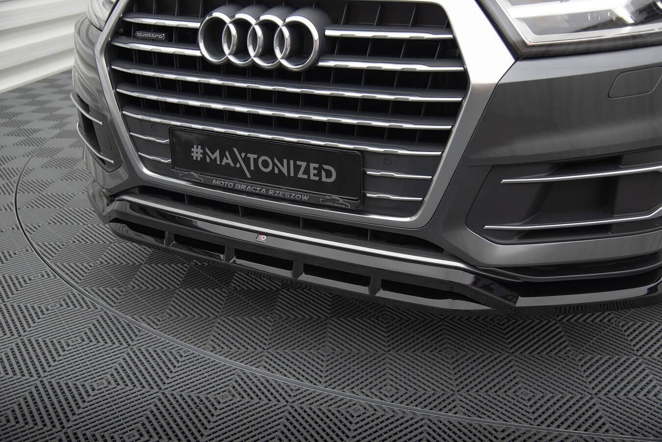 Спойлер за предна броня maxton design за audi q7 (2015-2019)