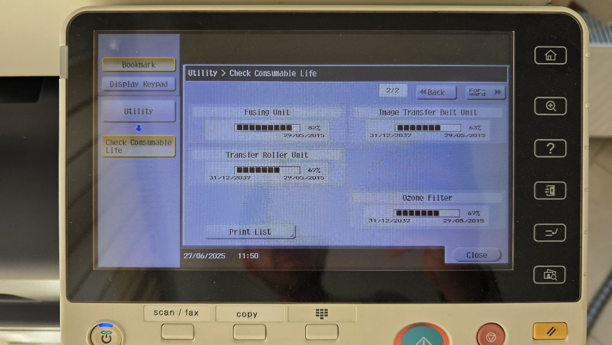 Multifuncțională Konica Minolta Bizhub C284e color cu capsator