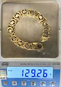 Златна гривна 750 18к 129.26гр.