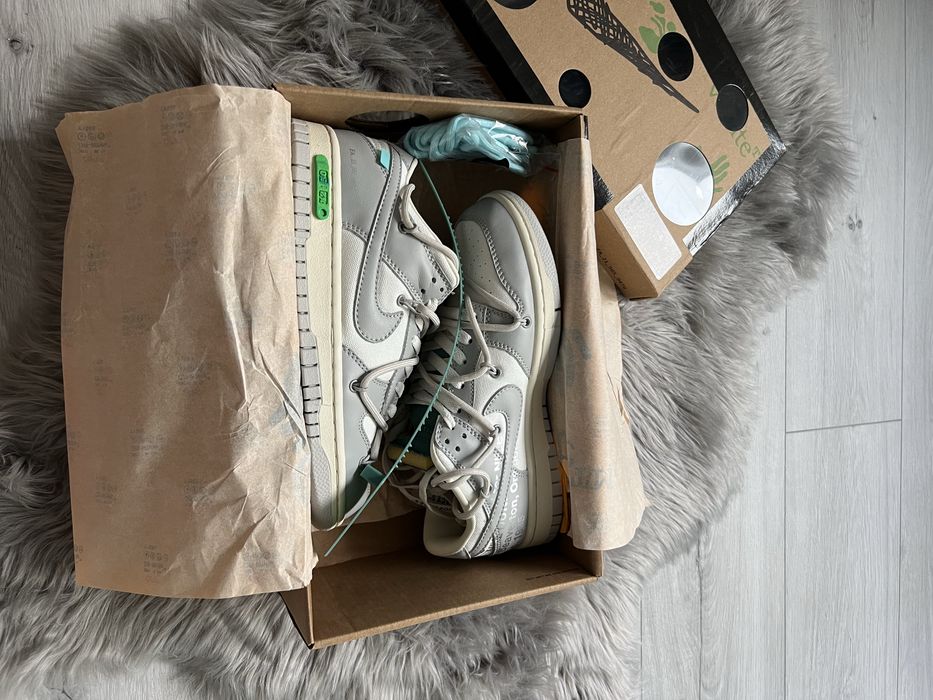 Nike Dunk Low x Off White Sail/Neutral Gray