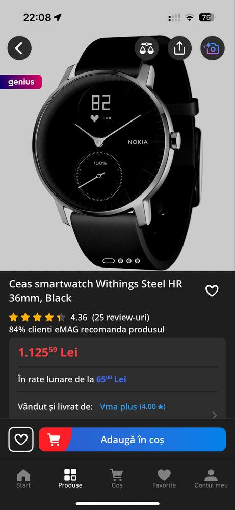 Smartwatch nokia