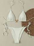 Costum de baie alb
