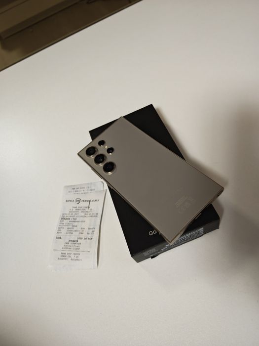 Samsung S24 Ultra Cream 512GB Fullbox impecabil bon achiziție.