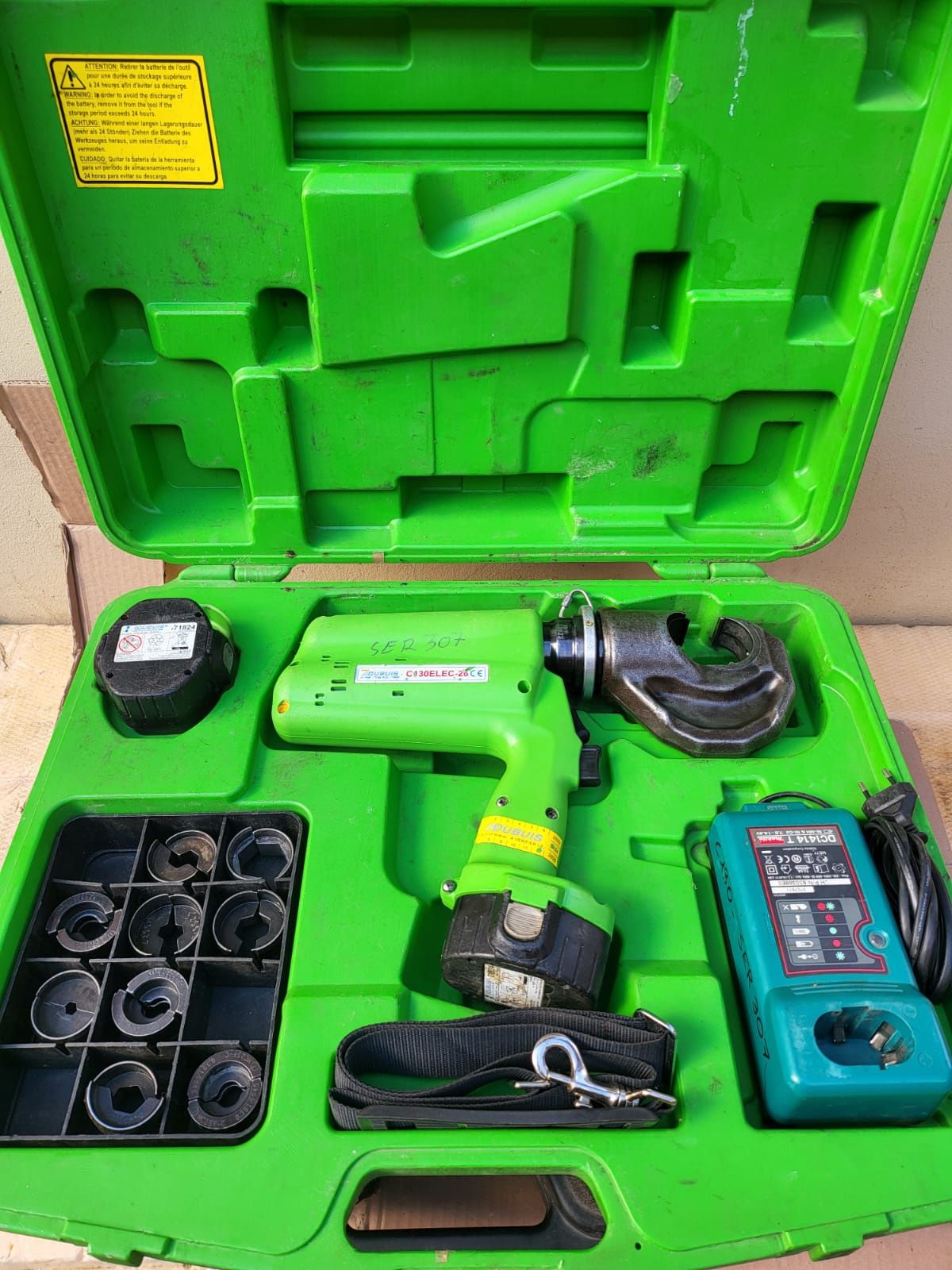 Presă sertizat papuci electro Dubuis C130 ELEC-26