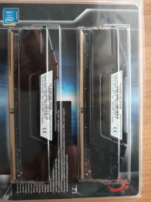 Продам ОЗУ G.Skill Ripjaws 3200 16gb x1