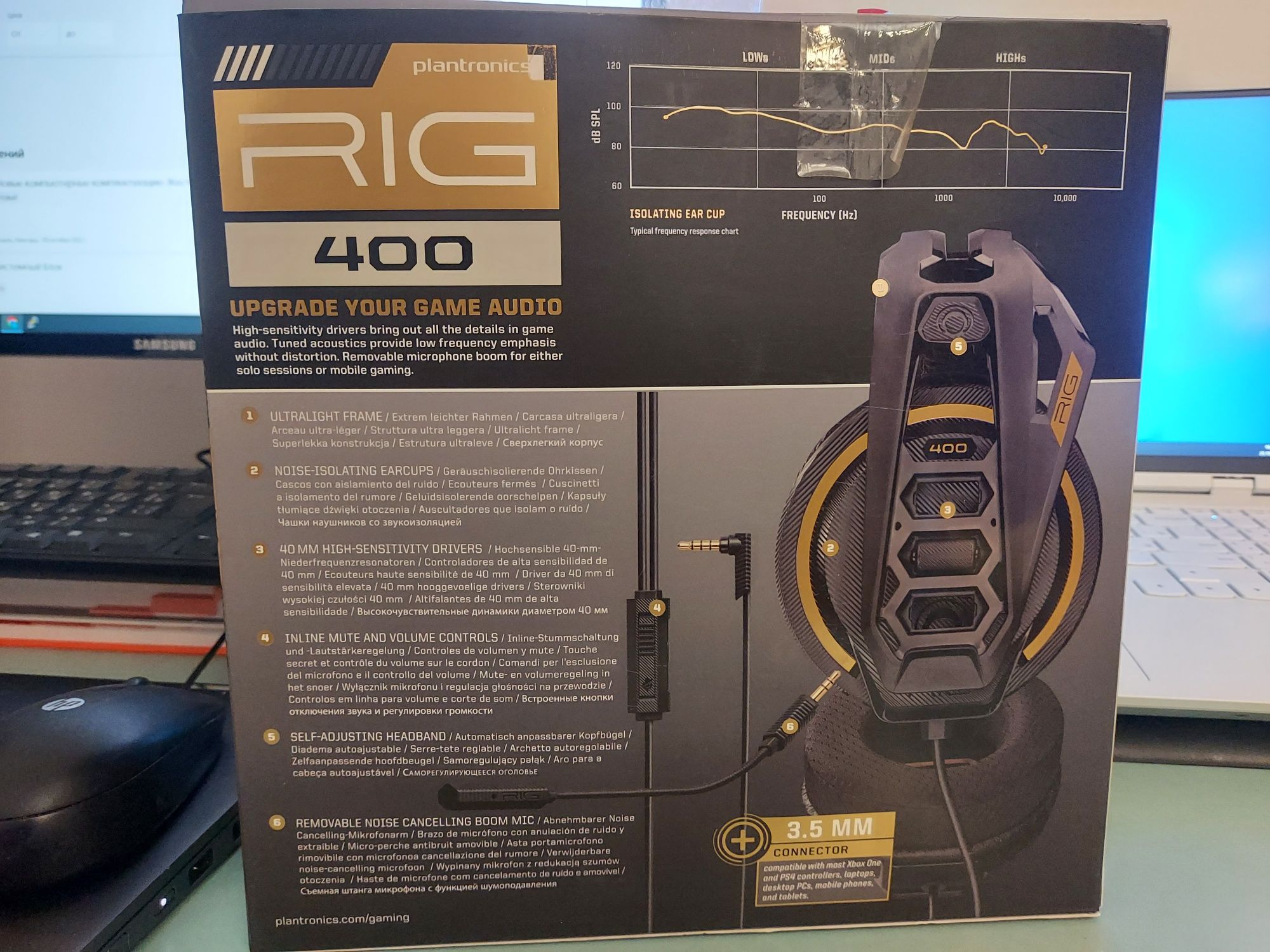 Игровые наушники Plantronics RIG 400