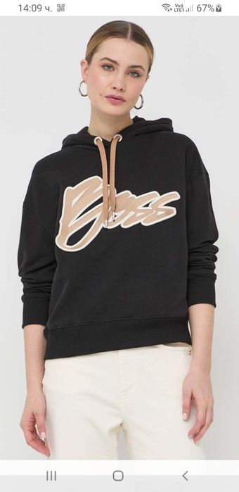 Hugo Boss Ecaisy_ Logo Hoodie Womens Size S  ОРИГИНАЛ! Дамски Суитшърт