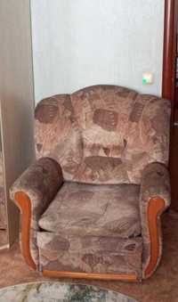 Кресло-кровать велюровое